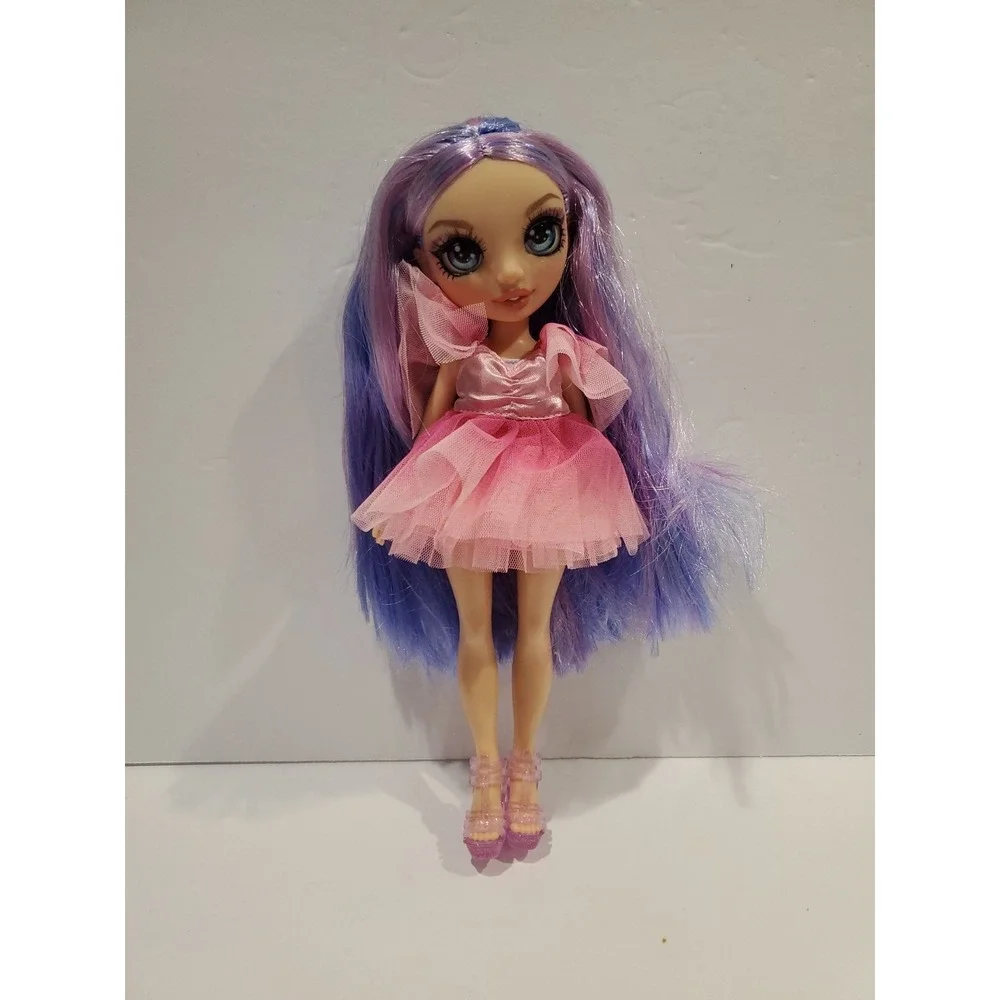 Rainbow High Violet Willow Doll - Non Articulated Legs - Pink Dress